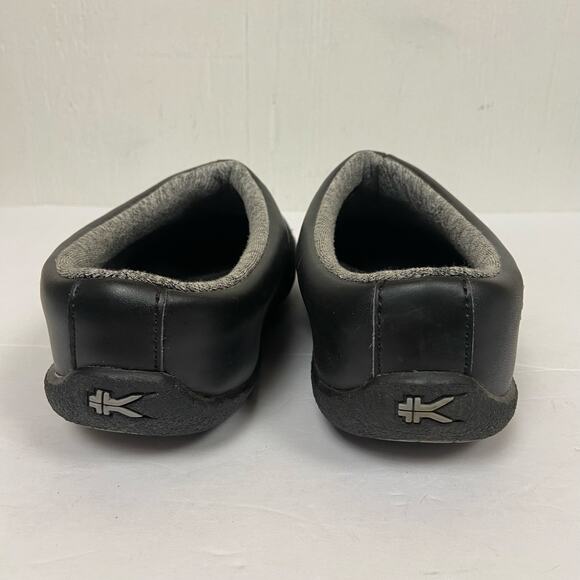 Kuru The Draft Black Mesh & Faux Leather 200112110 Low Back Mules Woman's 8.5 - Picture 8 of 9